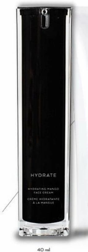 Hydrate Mango Face Cream with Hyaluronic Acid, 1.35 fl oz, Daily Moisturizing Cream
