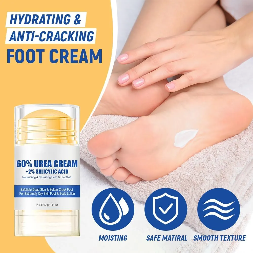 Hydrating and Anti-Cracking Foot Cream, 2025 Moisturising and Relieves Cracking and Dryness Foot Cream, Hand and Foot Repair Cream for Women & Men Callused, Feet, Knee, Elbow, Hand (Mix-3PCS, #01)