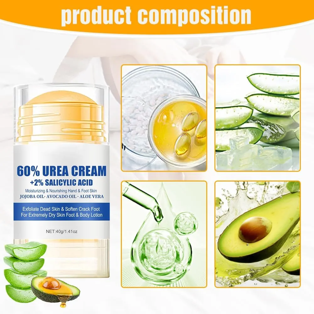 Hydrating and Anti-Cracking Foot Cream, 2025 Moisturising and Relieves Cracking and Dryness Foot Cream, Hand and Foot Repair Cream for Women & Men Callused, Feet, Knee, Elbow, Hand (Mix-3PCS, #01)