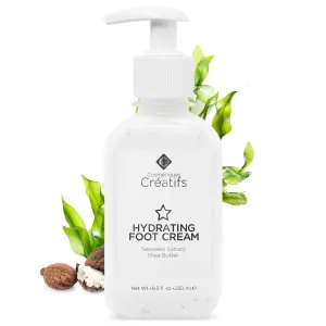 Hydrating Foot Cream for Dry Cracked Heels and Feet, 8.5 fl. oz., Deep Moisturizing Seaweed Extract and Shea Butter, Restores Soft Supple Skin