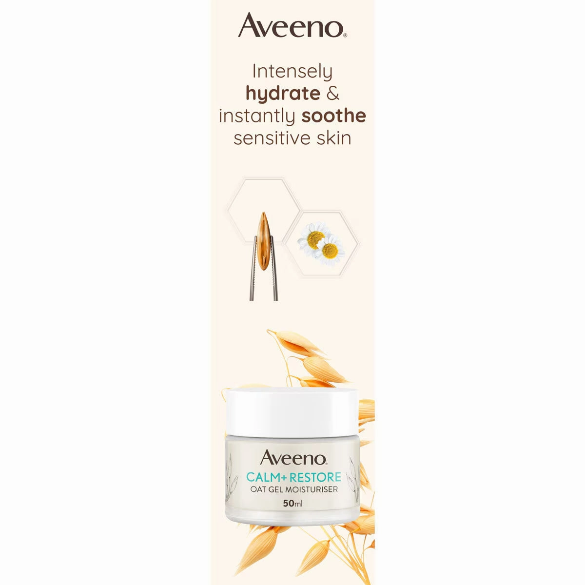 Hydrating Oat Gel Moisturizer for Sensitive Skin - Fragrance-Free & Non-Comedogenic