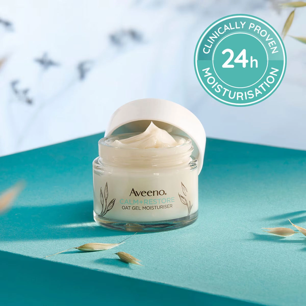Hydrating Oat Gel Moisturizer for Sensitive Skin - Fragrance-Free & Non-Comedogenic