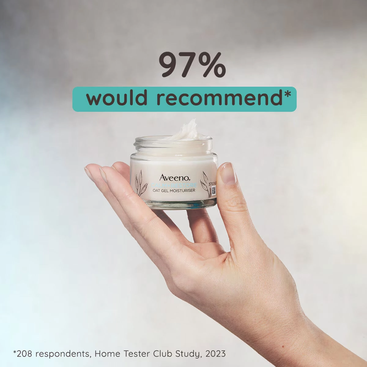 Hydrating Oat Gel Moisturizer for Sensitive Skin - Fragrance-Free & Non-Comedogenic
