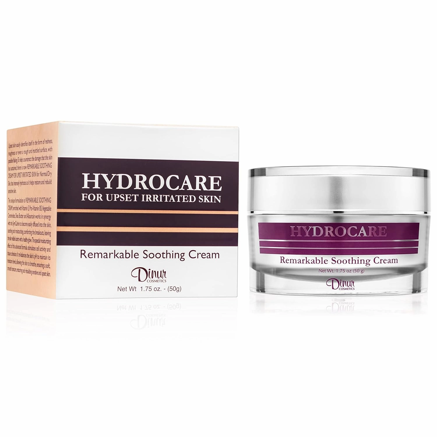 Hydrocare Remarkable Soothing Cream for Normal/Dry Skin Best for Irritated Skin Soothing & Moisturizing Cream Leave Healthy Glow 1.75 oz /50 g