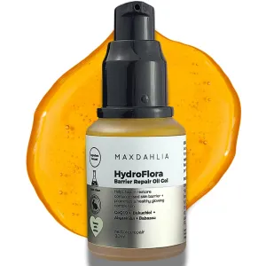 Hydroflora Barrier Repair Oil Gel – Lightweight Moisturizer for Dry, Sensitive Skin – Hydrating Face Oil with CoQ10 & Bakuchiol – Non-Comedogenic, Anti-Aging, Skin Barrier Support