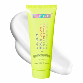 Hyp-hen Golden Hour Glow Face Moisturizer | Skin Brightening with Triple Vitamin C -20% Kakadu Plum, 3% Niacinamide Oil Free Cream |Oily, Dry, All Skin Types - 50ml