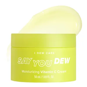 I DEW CARE Vitamin C Face Moisturizer - Say You Dew | Korean Skin Care Routine Panthenol, Niacinamide, Non-irritating, Hydrate and Illuminate Glass Smoother Skin, 1.69 FL Oz