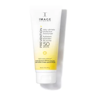 IMAGE Skincare PREVENTION  Daily Ultimate Protection Moisturizer, SPF 50 Face Sunscreen Lotion, Zinc Oxide, Blendable with No White Cast, 3.2 oz