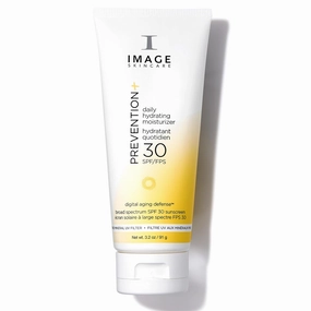 IMAGE Skincare, PREVENTION  Daily Hydrating Moisturizer SPF 30, Zinc Oxide Face Sunscreen Lotion with Sheer Finish, Amazon Exclusive, 3.2 oz