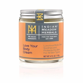 Indian Meadow Herbals Love Your Body Cream (4oz) - Luxurious Ultra Repair Cream Soothes & Protects Dry, Itchy Skin, scaly, sensitive skin. For Face & Body.