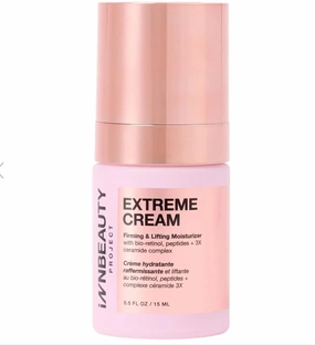 iNNBEAUTY PROJECT Extreme Cream Anti-Aging, Firming, & Lifting Refillable Moisturizer Extreme Cream Travel Size Mini (0.5 oz / 15 mL)