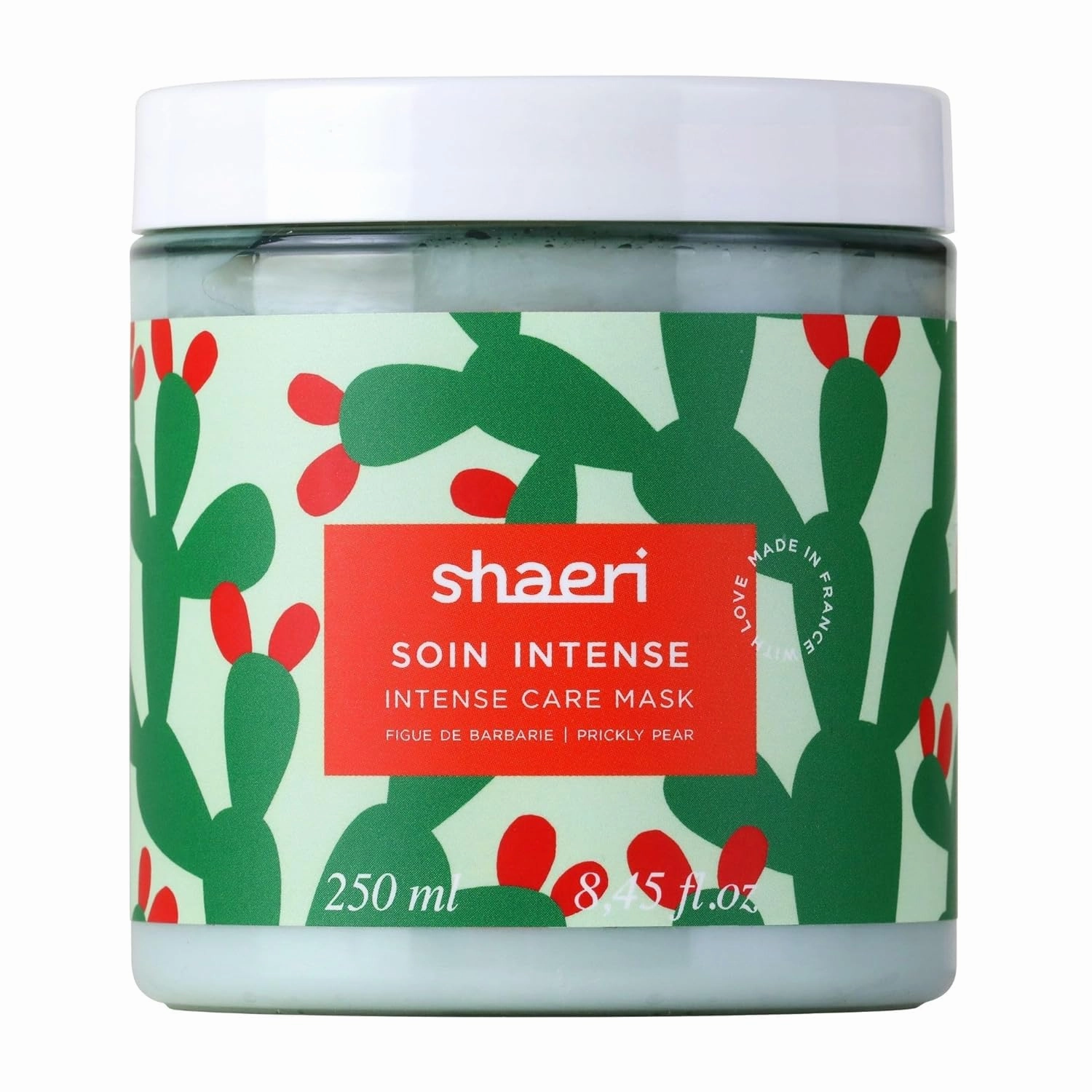Intense Care Hair Mask - Deep Conditioning Hair Mask - Moisturizer Enriched with Prickly Pear Extract - Natural, No Sulfate - 8.4 oz