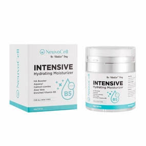 Intensive Hydrating Moisturizer for Face, Facial Deep & Lightweight Moisturizer Cream, All Skin Types, Ultra-Hydrating Formula, Hyaluronic Acid Booster, B5, Aloe Vera Water, 1.76 fl.Oz