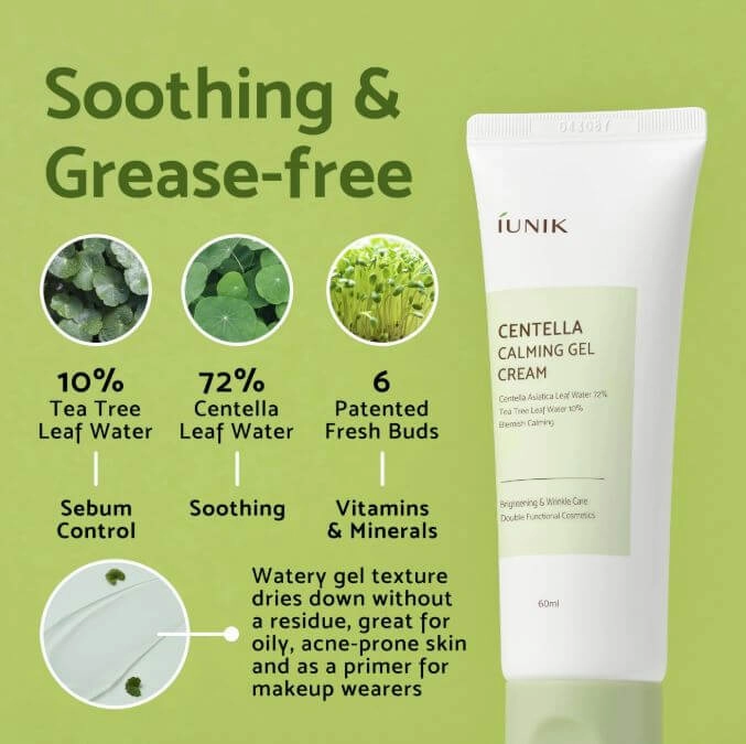 iUNIK Centella Calming Gel Cream 60 ml