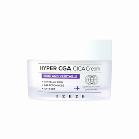 IZEZE Hyper CGA Cica Cream 1.69 fl.oz, 50ml | Centella Cica, Korean Skin Care Cream For Soothing, Sensitive Skin, Acne-prone Skin, Low-Irritation