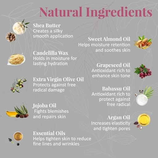 J&L Naturals Sustainable Face Salve & Anti Aging Cream for Dry, Mature Skin | Organic Ingredients, 100% Natural, Eco-Friendly | Cruelty Free, Vegan, Paraben Free (1-Pack)