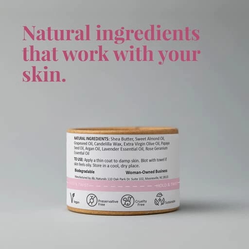 J&L Naturals Sustainable Face Salve Brightening Moisturizer for Dull, Dry Skin | Organic Ingredients, 100% Natural, Eco-Friendly | Cruelty Free, Vegan, Paraben Free (5-Pack)