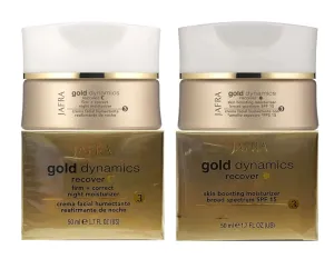 JAFRA Gold Dynamics Skin Boosting Moisturizer Broad Spectrum SPF 15, Gold Dynamics Firm   Correct Night Moisturizer