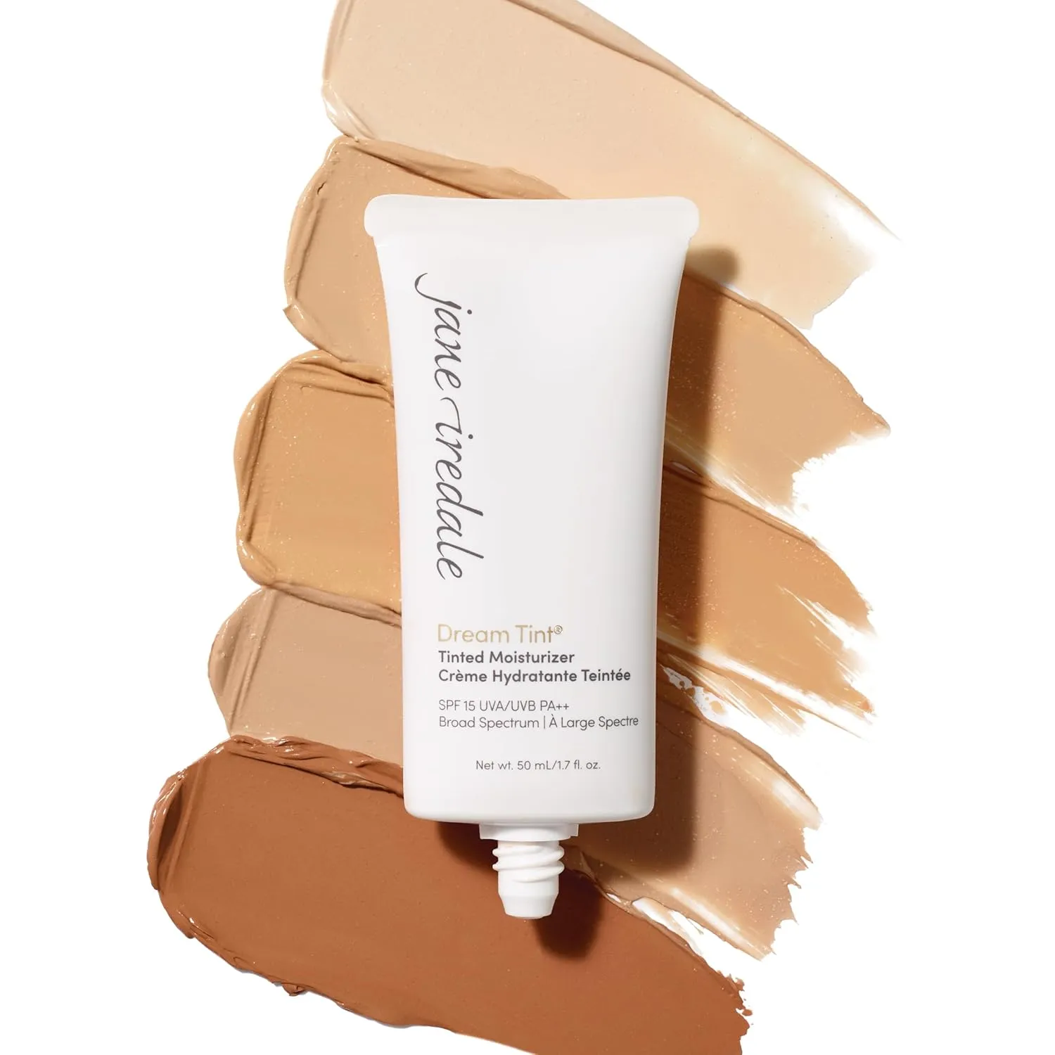 jane iredale Dream Tint, Lightweight Tinted Moisturizer with SPF 15, Provides Sheer Coverage, For All Skin Types, Vegan & Cruelty-Free Makeup