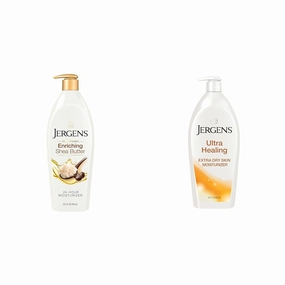 Jergens Hand and Body Lotion & Ultra Healing Dry Skin Moisturizer, Body and Hand Lotion for Dry Skin, for Quick Absorption into Extra Dry Skin, with HYDRALUCENCE blend, Vitamins C, E, and B5, 32 Ounce