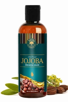 Jojoba Oil – 100ml – Cold Pressed for Hair, Skin, Face & Nails – Lightweight, Hydrating & Moisturizing – For Men & Women – for All Skin Types
