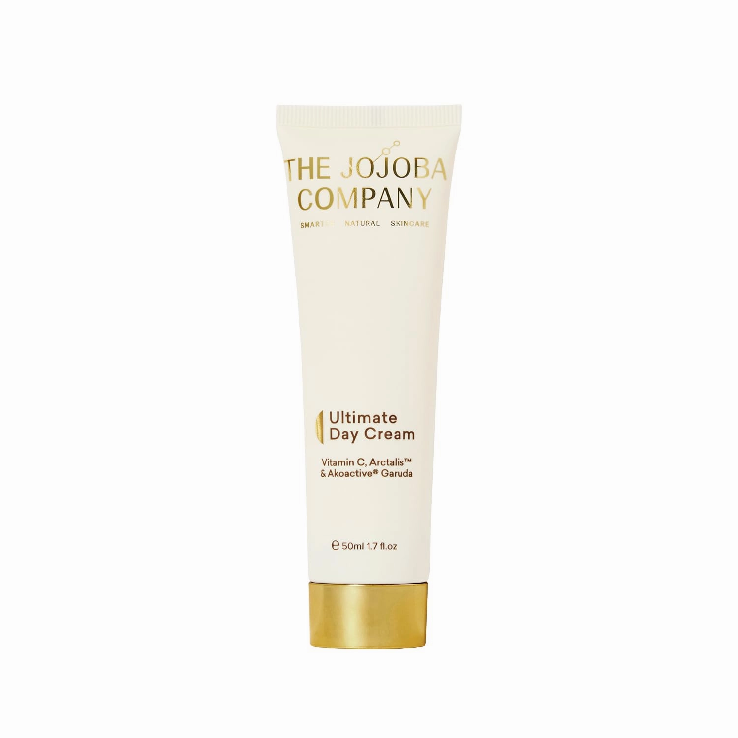 Jojoba Ultimate Day Cream With Vitamin C, Arctalis & Akoactive Garuda - Firms & Lifts - Smooths Fines Lines - Blue Light Protection - 50ml