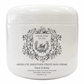 Joli Absolute Smoother Crepe Skin Crème - Anti aging cream for Body, Moisturizer with Formula of Niacinamide, Shea Butter & Sodium Lactate to Treat Crepe - 4oz