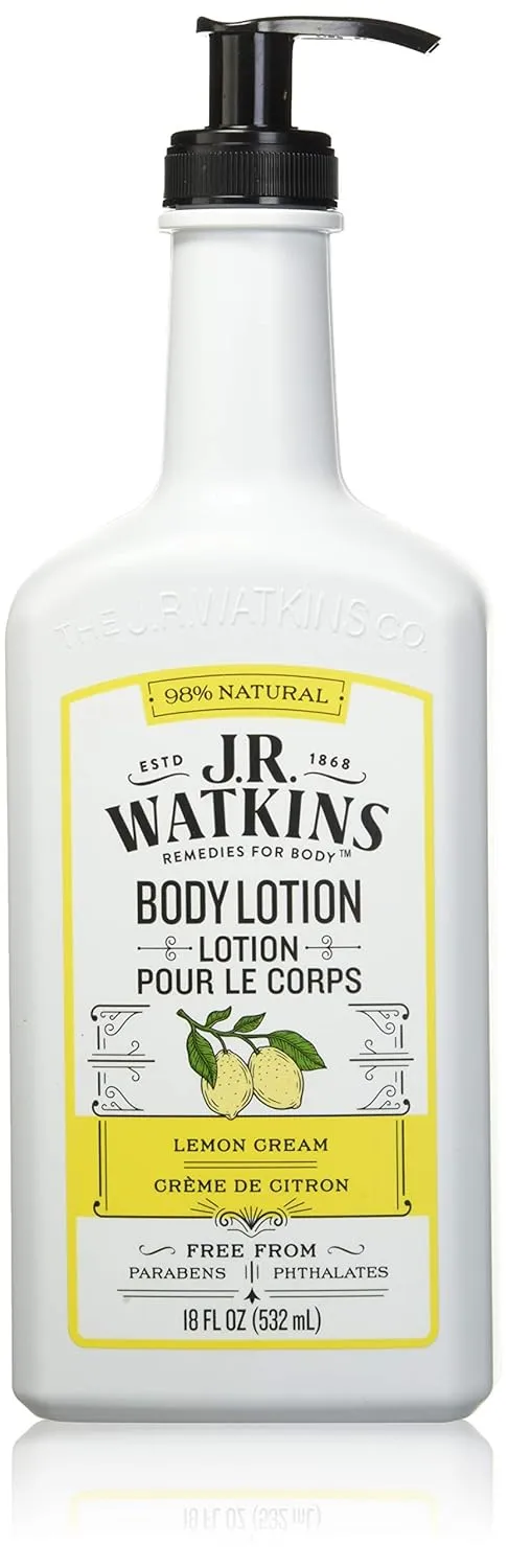 J.R. Watkins Daily Moisturizing Lotion (Lemon Cream) - 18 Ounces