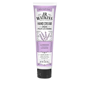 J.R. Watkins Natural Moisturizing Hand Cream, Hydrating Hand Moisturizer with Shea Butter, Cocoa Butter, and Avocado Oil, USA Made and Cruelty Free, 3.3oz, Lavender, (Pack of 4)