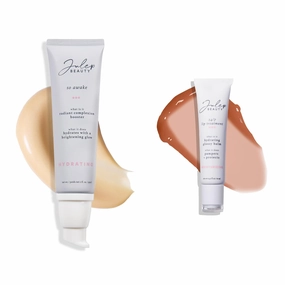 Julep Full Face Moisturizing Set | So Awake Complexion Booster Daily Moisturizer   24/7 Lip Treatment Nourishing Lip Balm Sheer Joy