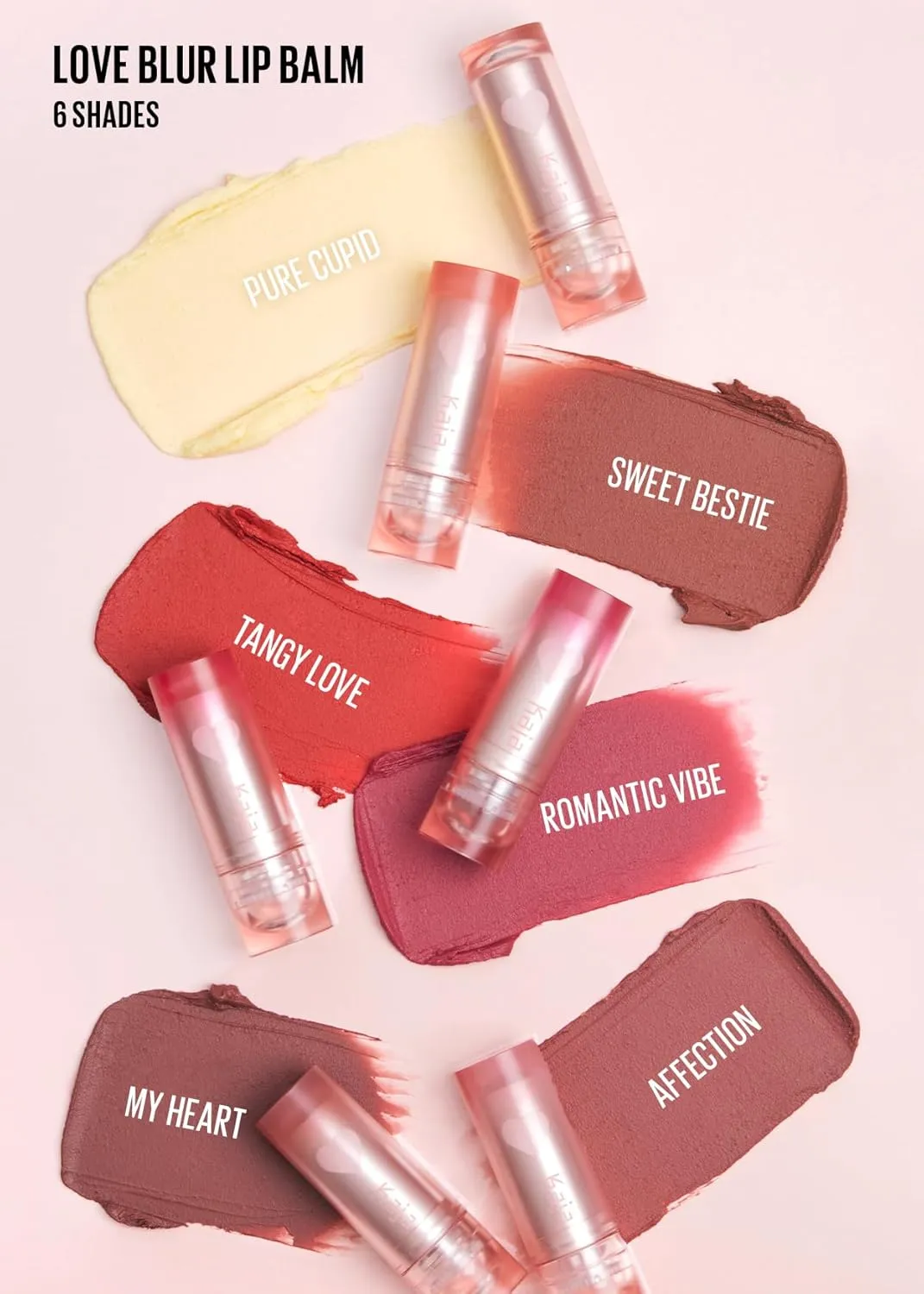 KAJA Lip Balm - Love Blur 01 Pure Cupid | Soft & Comfort Semi-Matte Blurring Daily Color, Shea Butter, Avocado Oil, Citrus Unshiu Peel Extract, Vitamin E Infused, 0.14 Oz