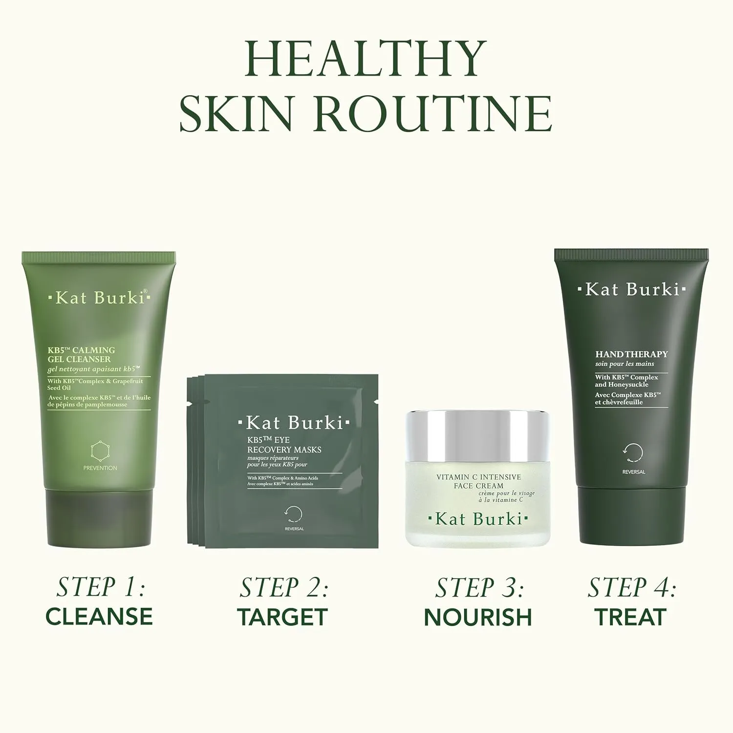 KAT BURKI Hand Cream Therapy. Luxurious, Fast-Absorbing Moisturizer for Soft, Nourished Hands, 4.4 fl.oz.