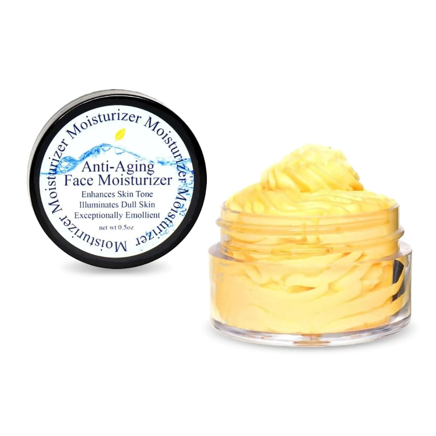 KBs Natural Creation Anti-Aging Face Moisturizer - Fine Lines and Wrinkles Skin Care, Multifunctional Anti Aging Face Cream, Facial Skin Care Products for All Skin Type, Citrus Orange, 0.5oz