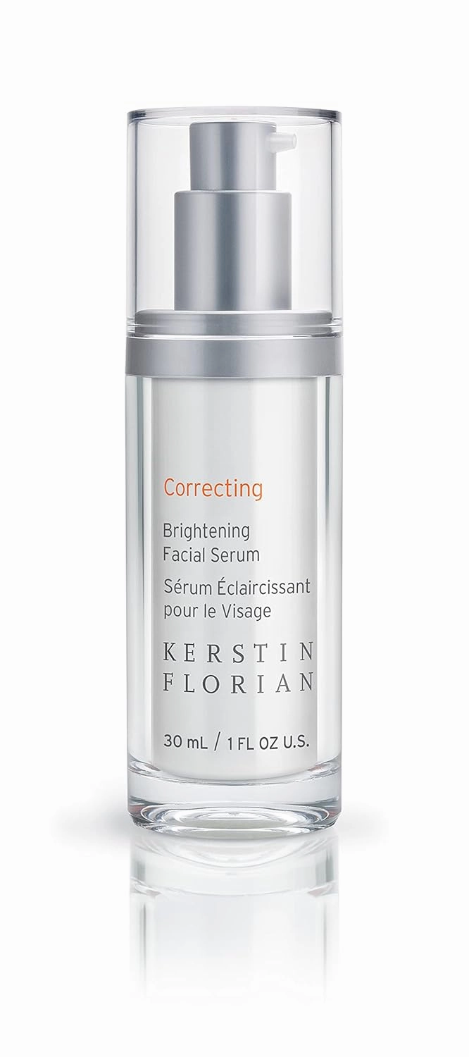 Kerstin Florian Brightening Facial Serum | Vitamin C Complex Boosts Collagen | Evens Skin Tone and Reduces Dark Spots | Facial Serum for All Skin Types (1 fl oz)