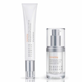 Kerstin Florian Multi Vitamin Day Creme SPF 30 & Brightening Eye Creme Set | Daily Facial Moisturizer with Sunscreen | Clinically Proven to Reduce Dark Circles and Wrinkles