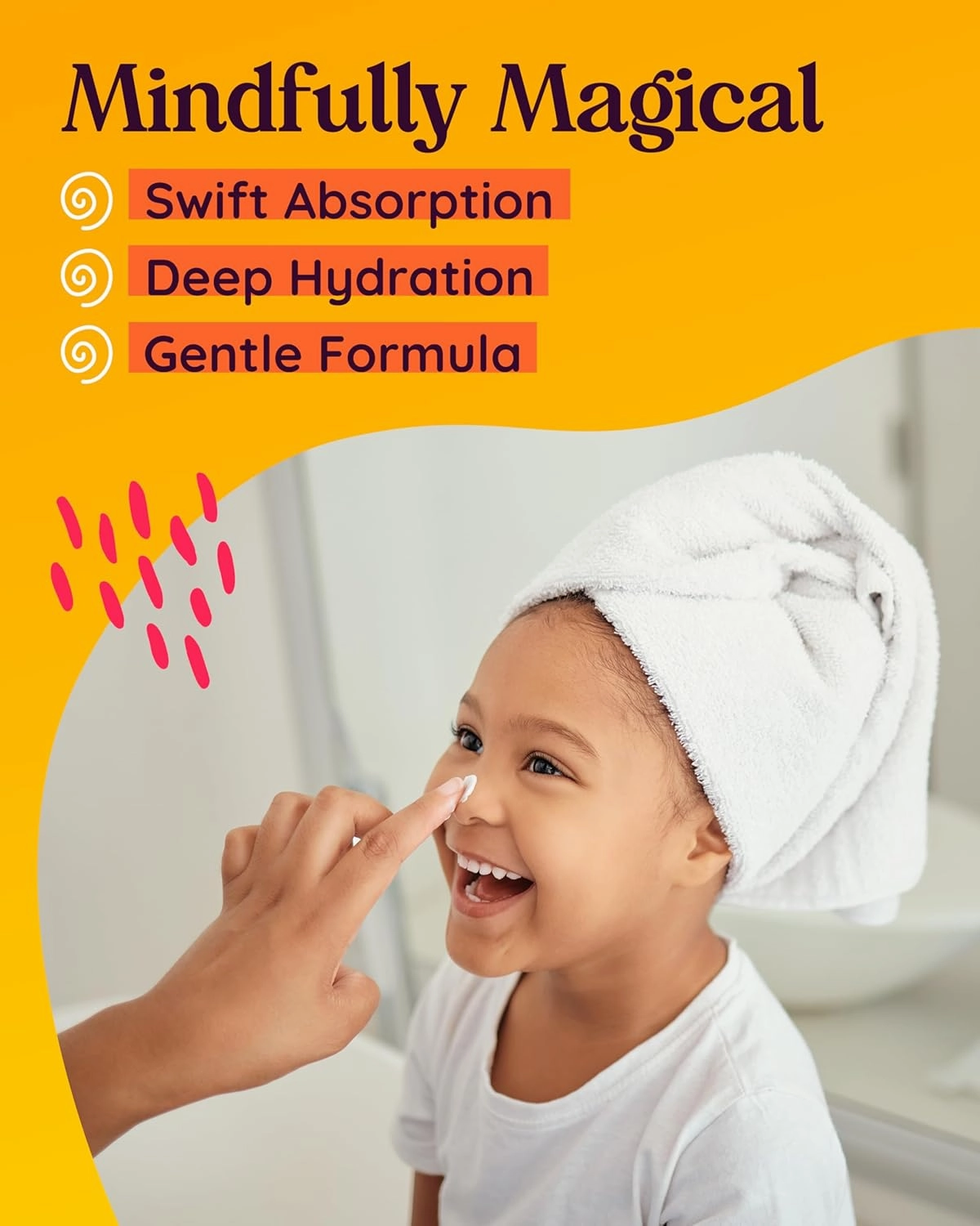 Kids Face Lotion with Shea Butter, Aloe Vera & Jojoba – Gentle, Hydrating Moisturizer for Girls & Boys Ages 8-12 – Lightweight, Fast-Absorbing Daily Face Cream for Sensitive Skin (Mango & Pineapple)
