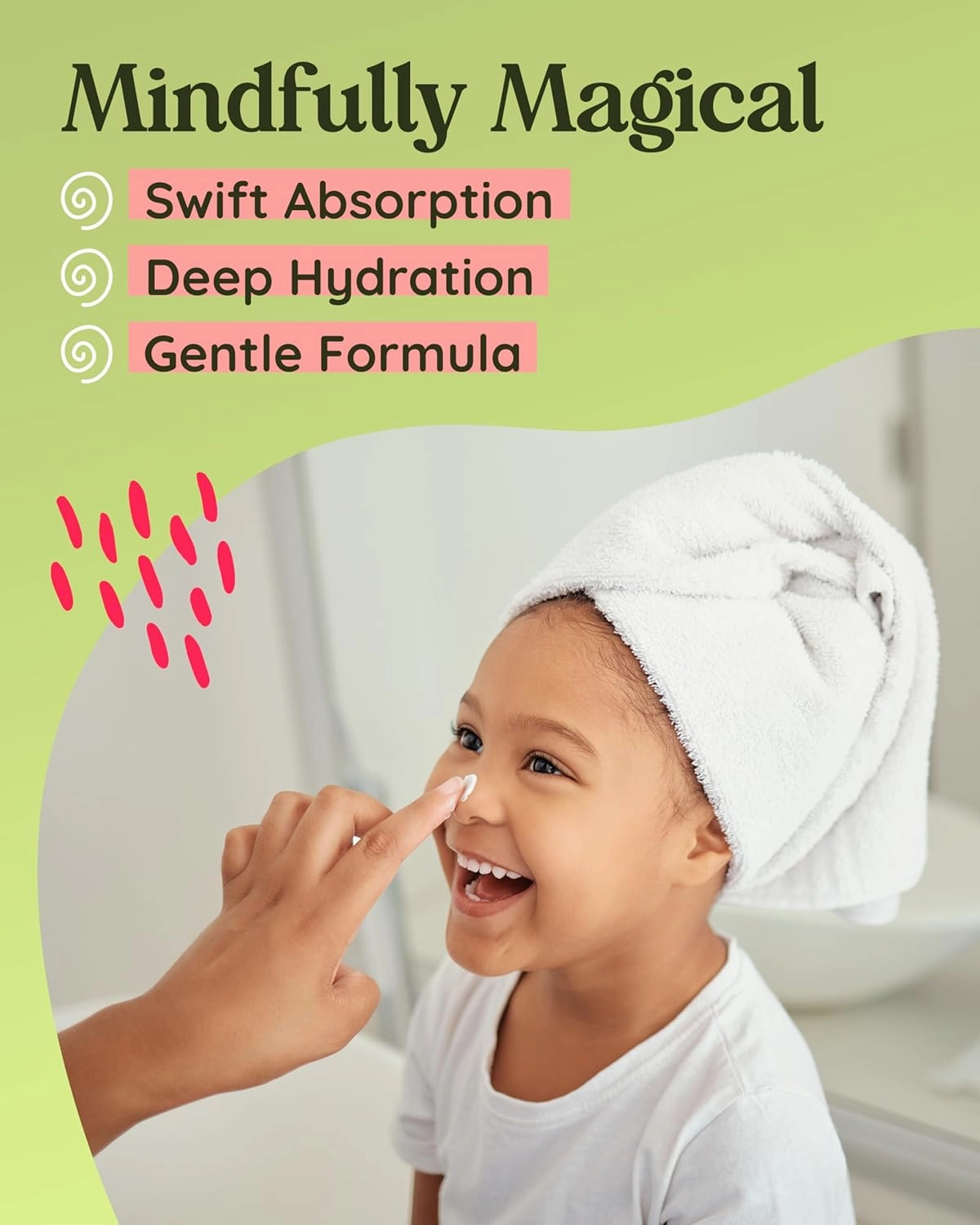 Kids Face Lotion with Shea Butter, Aloe Vera & Jojoba – Gentle, Hydrating Moisturizer for Girls & Boys Ages 8-12 – Lightweight, Fast-Absorbing Daily Face Cream for Sensitive Skin (Watermelon)