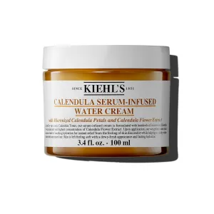 Kiehl's Calendula Serum Infused Water Cream, Soothing Gel Moisturizer for All Skin Types, Visibly Evens Skin Tone & Boosts Radiance in 1 Week, 24HR Hydration, Reduces Redness for Fresh & Radiant Skin