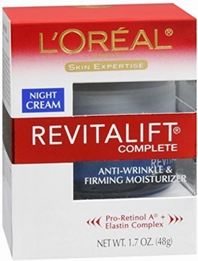 L'Oreal Dermo-Expertise Advanced RevitaLift Night Cream 1.70 oz (Pack of 2)