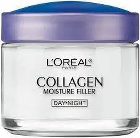 L'Oreal Paris Skin Expertise Collagen Moisture Filler Daily Moisturizer Day/Night Cream 1.7 oz (Pack of 3)