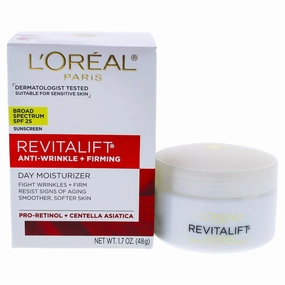 L'Oréal Paris Revitalift Anti-Wrinkle   Firming Day Cream SPF 18 Sunscreen, 1.7 oz.