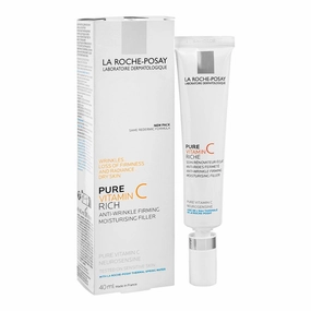 La Roche-Posay Pure Vitamin-C Anti-Aging Face Cream and Firming Moisturizer Filler, For Normal, Combination Skin, 40ml