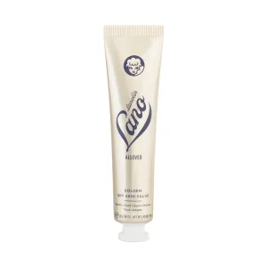 Lanolips Golden Dry Skin Salve - Lanolin Oil Healing Ointment with Vitamin E & Manuka Honey - Body Moisturizer for Dry Skin - Relief for Dry Hands & Cracked Lips - Dermatologist Tested (25g)