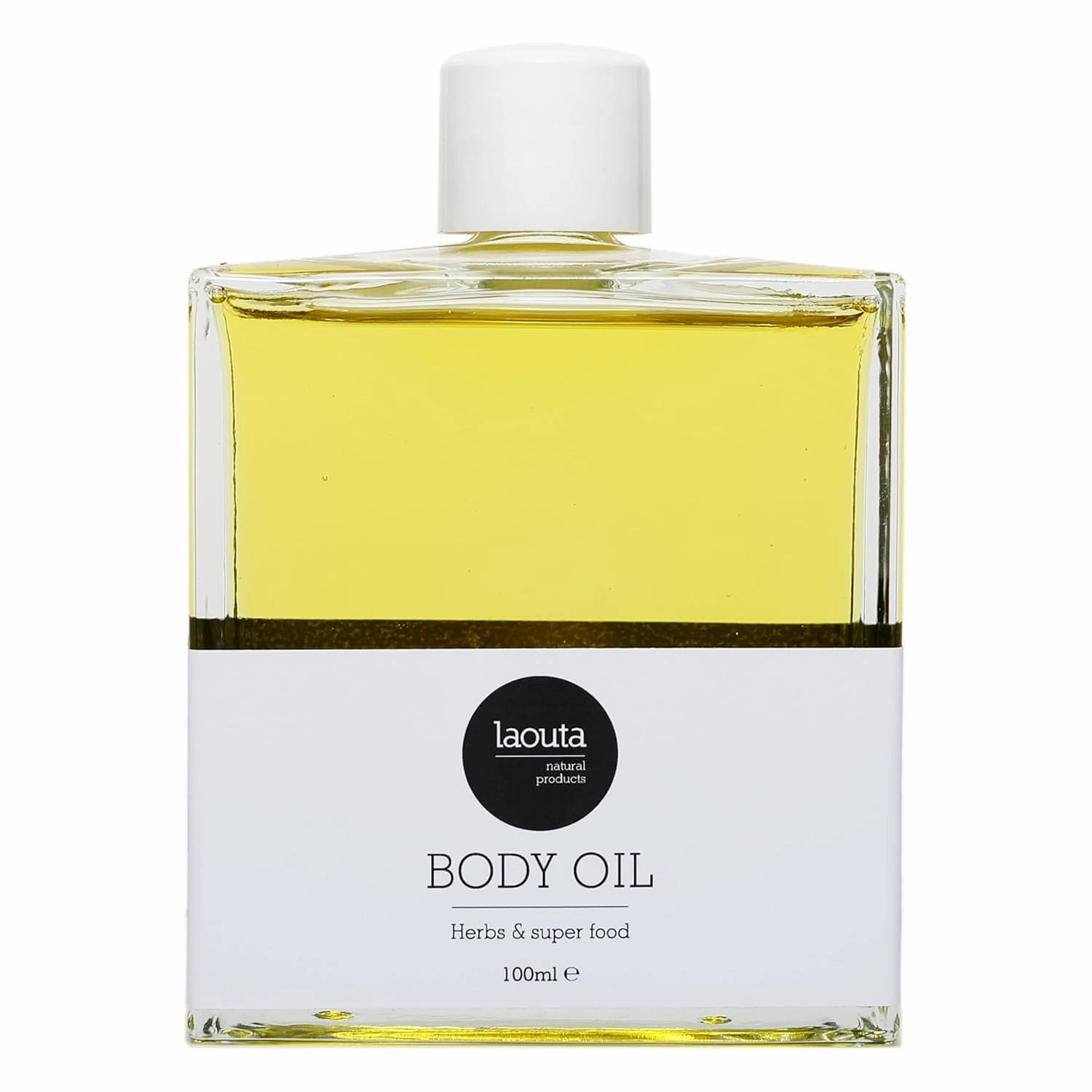 LAOUTA Daily Hydration Body Oil – Greek Sage for Radiant Skin – Formulated w/Nourishing Natural Oils: Olive, Almond & Apricot – Hydrating/Luxury Body Oil (3.38 Fl oz)