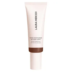 Laura Mercier Tinted Moisturizer Natural Dewy with SPF 30: 24HR  Hydration, Long Lasting, Sheer to Light, Buildable Coverage, Dewy Finish, Improve Skin Tone and Texture, Skin Tint