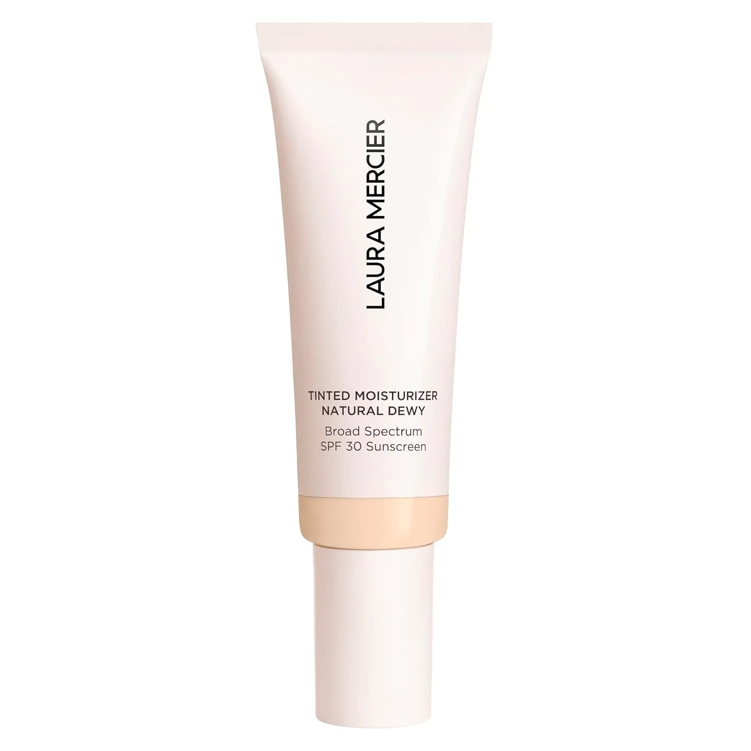 Laura Mercier Tinted Moisturizer Natural Dewy with SPF 30: 24HR  Hydration, Long Lasting, Sheer to Light, Buildable Coverage, Dewy Finish, Improve Skin Tone and Texture, Skin Tint
