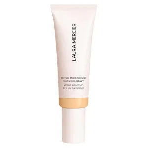 Laura Mercier Tinted Moisturizer Natural Dewy with SPF 30: 24HR  Hydration, Long Lasting, Sheer to Light, Buildable Coverage, Dewy Finish, Improve Skin Tone and Texture, Skin Tint
