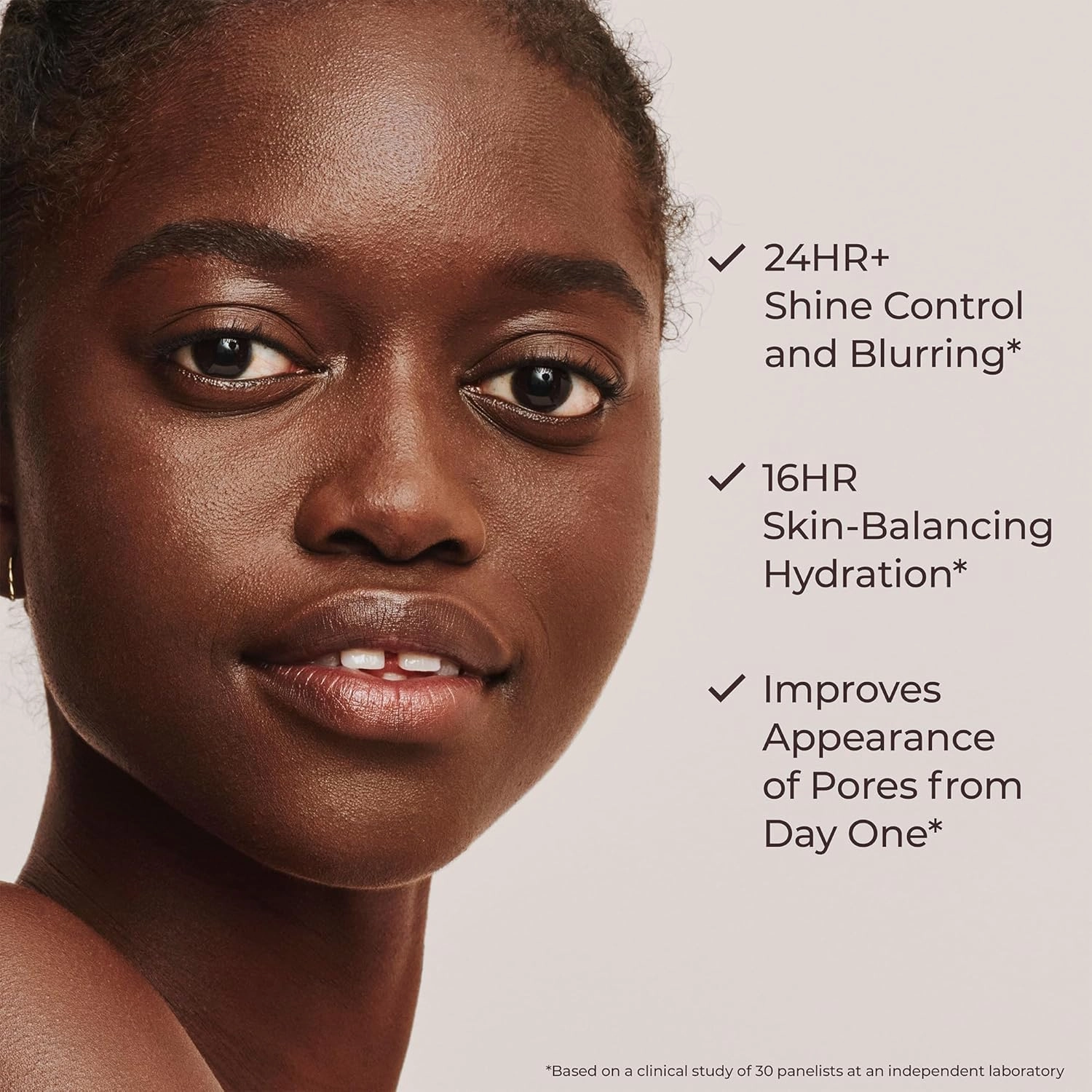 Laura Mercier Tinted Moisturizer Blurred Matte with SPF 30: 24HR  Shine Control and Blurring, Long Lasting, Sheer to Light, Buildable Coverage, Blurs the Look of Pores, Skin Tint