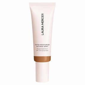 Laura Mercier Tinted Moisturizer Natural Dewy with SPF 30: 24HR  Hydration, Long Lasting, Sheer to Light, Buildable Coverage, Dewy Finish, Improve Skin Tone and Texture, Skin Tint