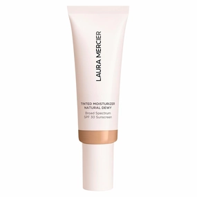 Laura Mercier Tinted Moisturizer Natural Dewy with SPF 30: 24HR  Hydration, Long Lasting, Sheer to Light, Buildable Coverage, Dewy Finish, Improve Skin Tone and Texture, Skin Tint